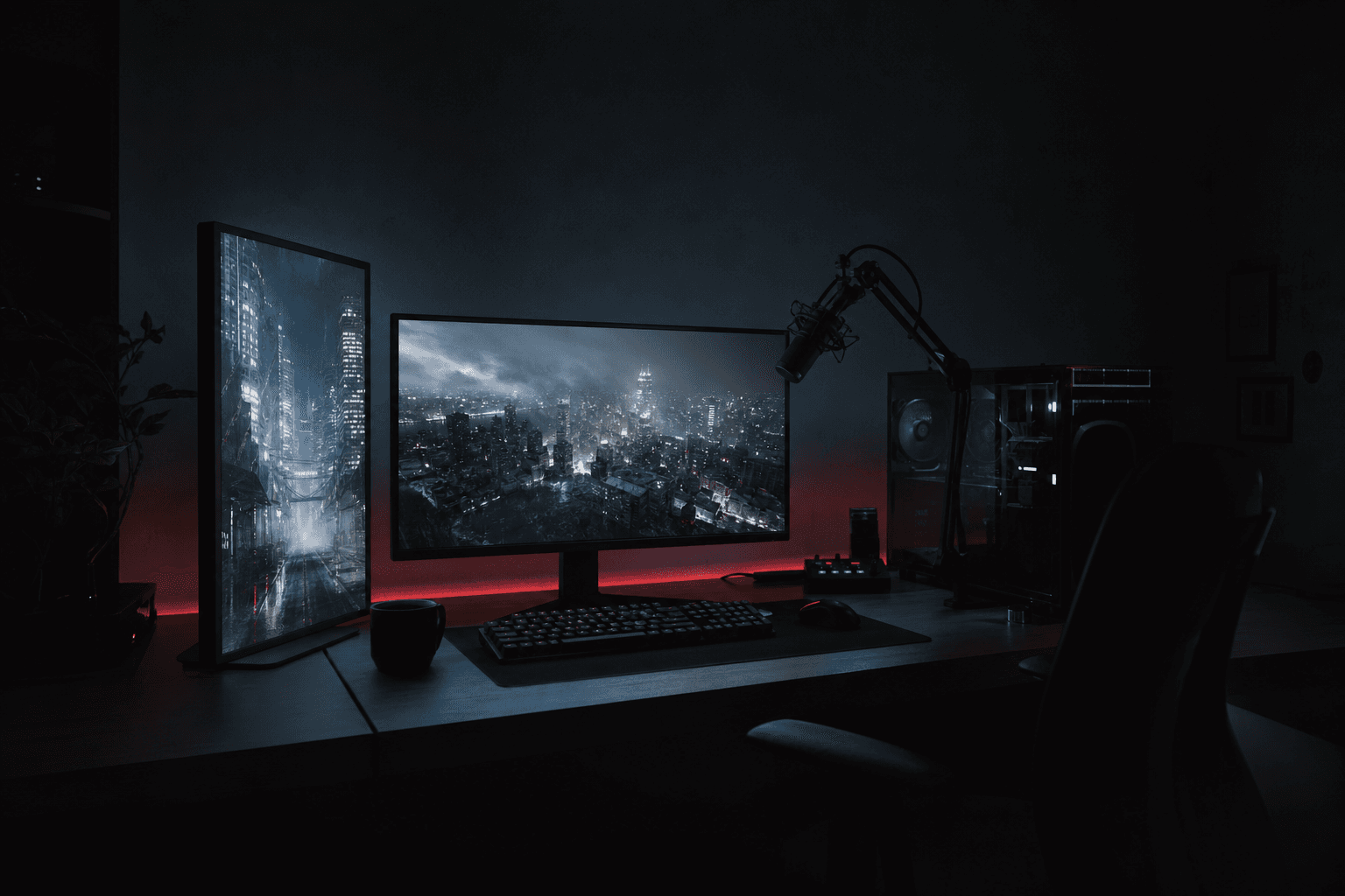 Lights down, stream up — when the room goes live.